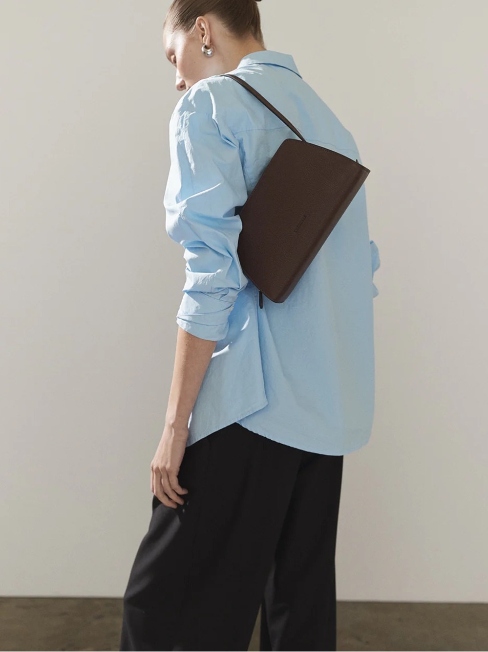 Brown Leather Clara Bag by the Horse